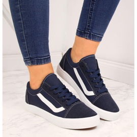 Zapatillas bajas atletico azul marino 5