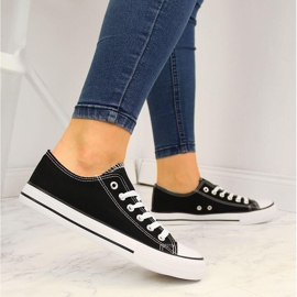 Deportivas bajas atletico de tejido negro 5