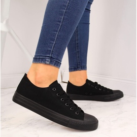 Deportivas bajas atletico negras negro 4