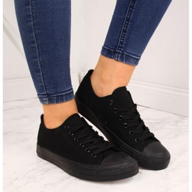 Deportivas bajas atletico negras negro 5