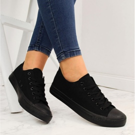 Deportivas bajas atletico negras negro 3