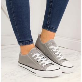 Zapatillas atletico grises bajas 5