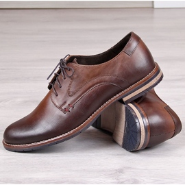 Zapatos hombre Gregor 1836 piel marrón 1
