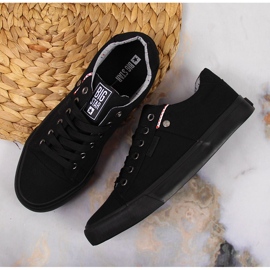 Deportivas bajas de tejido negro Big Star AA274513 7