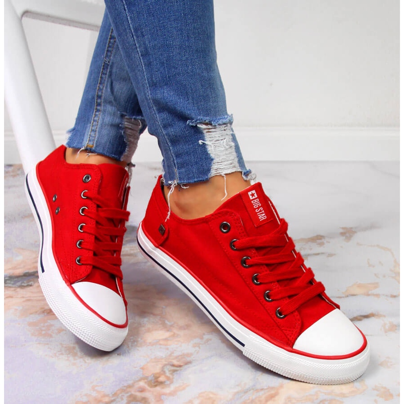 Deportivas rojas bajas rojas Big Star DD274339 rojo 2