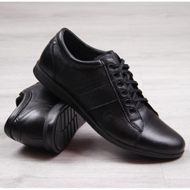 Zapato casual hombre piel negro Gregor 2063 1