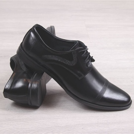 Zapatos de vestir de hombre negros Buster de Gregor 1
