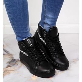 Deportivas altas negras Big Star EE274355 negro 2