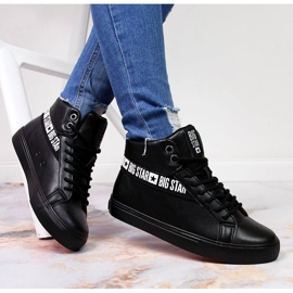 Deportivas altas negras Big Star EE274355 negro 1