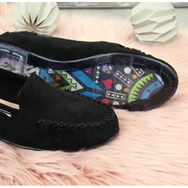 Mocasines de mujer en ante negro de Sergio Leone 4