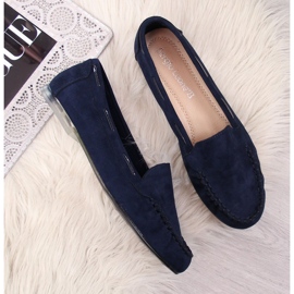 Mocasines mujer ante azul marino Sergio Leone 4