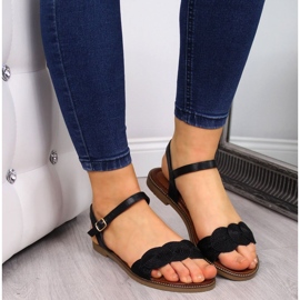 Sandalias mujer planas negras T.Sokolski negro 4