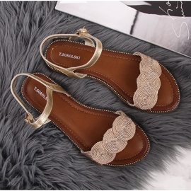 Sandalias planas mujer doradas T.Sokolski dorado 3