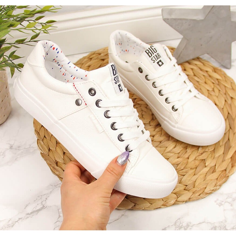 Bailarina ecopiel blanca Big Star GG274060 blanco 2