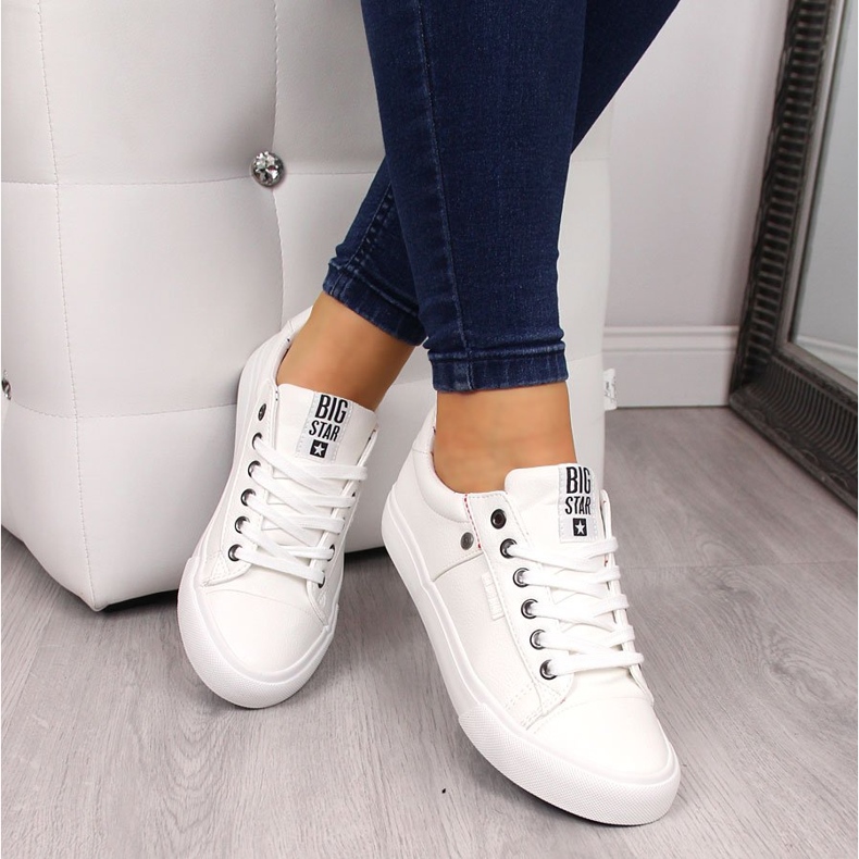 Bailarina ecopiel blanca Big Star GG274060 blanco 1