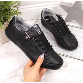 Zapatilla baja ecopiel negra Big Star GG274061 negro 2