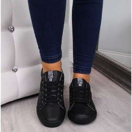 Zapatilla baja ecopiel negra Big Star GG274061 negro 5