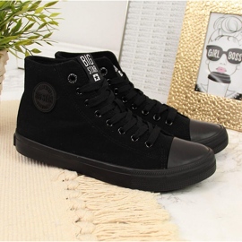 Deportivas altas de tejido negro Big Star FF274A170 3