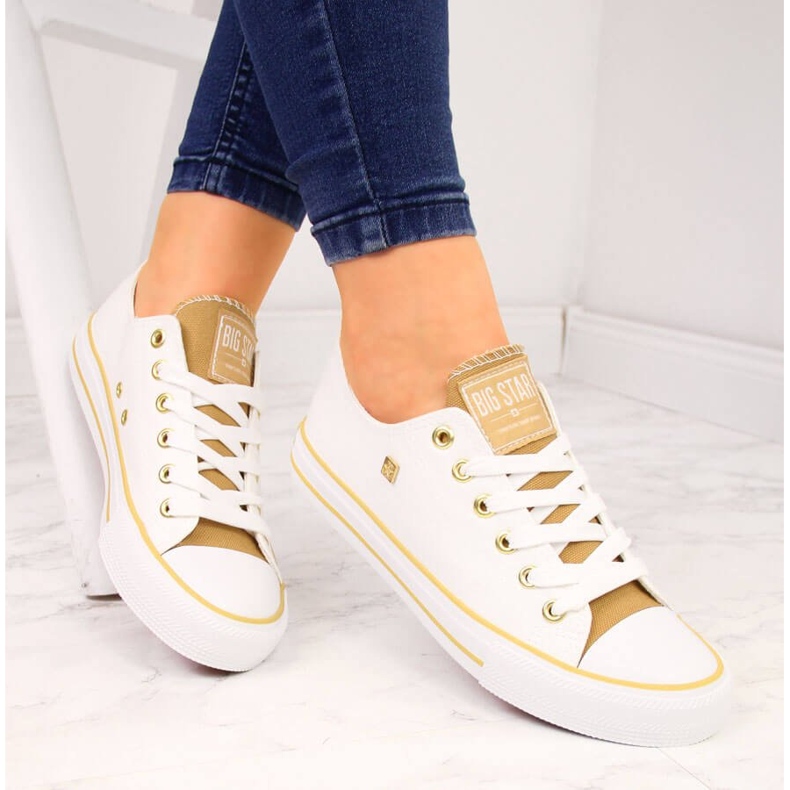 Deportivas bajas de tejido blanco Big Star HH274458 1