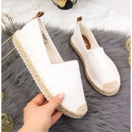 Blanco Alpargatas de mujer de textil blanco Big Star HH274493 2