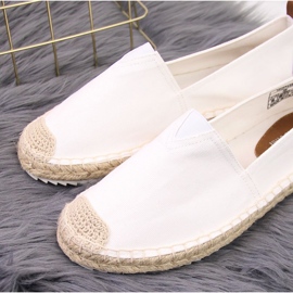 Blanco Alpargatas de mujer de textil blanco Big Star HH274493 3