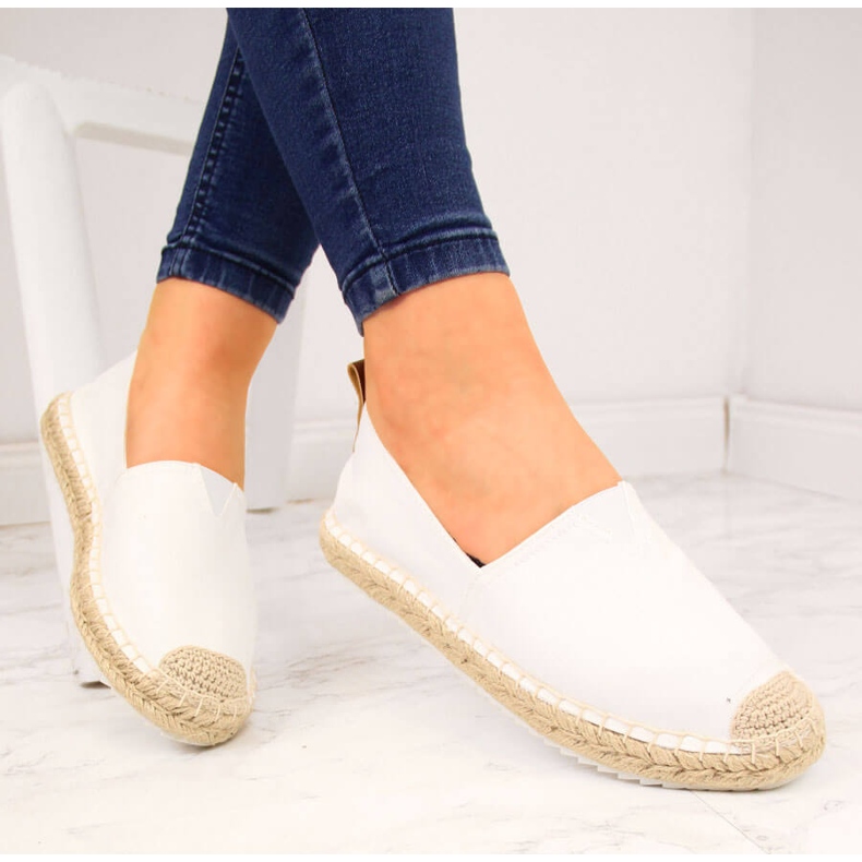 Blanco Alpargatas de mujer de textil blanco Big Star HH274493 1