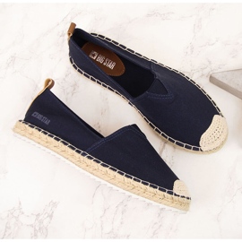 Alpargatas mujer azul marino Big Star HH274500 3