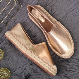Alpargatas de mujer con ecopiel dorada Big Star HH274503 dorado 3