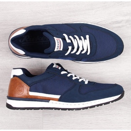 Deportivas hombre casual azul marino Rieker B5129 1