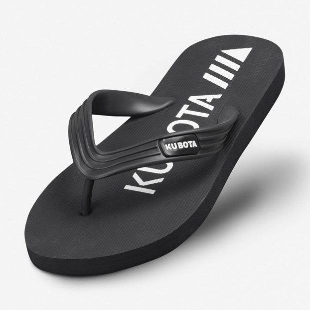 Chanclas de piscina hombre Kubota negras negro 1