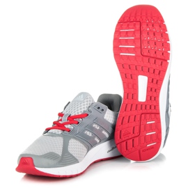 Tenis adidas duramo 8 gris rojo 5