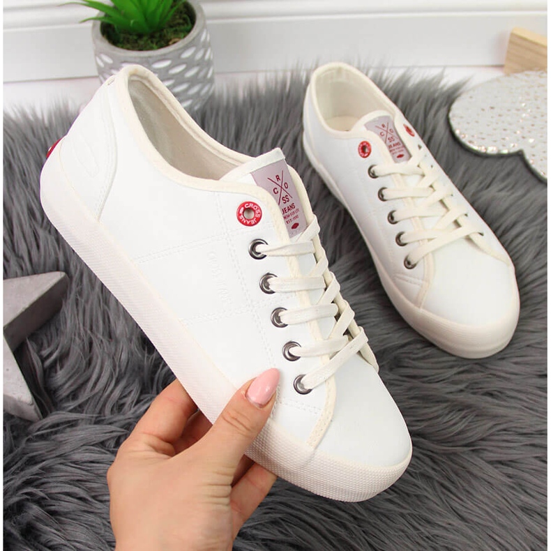 Sneakers mujer low eco cuero blanco Cross Jeans II2R4004C 2 Sneakers mujer low eco cuero blanco Cross Jeans II2R4004C 2