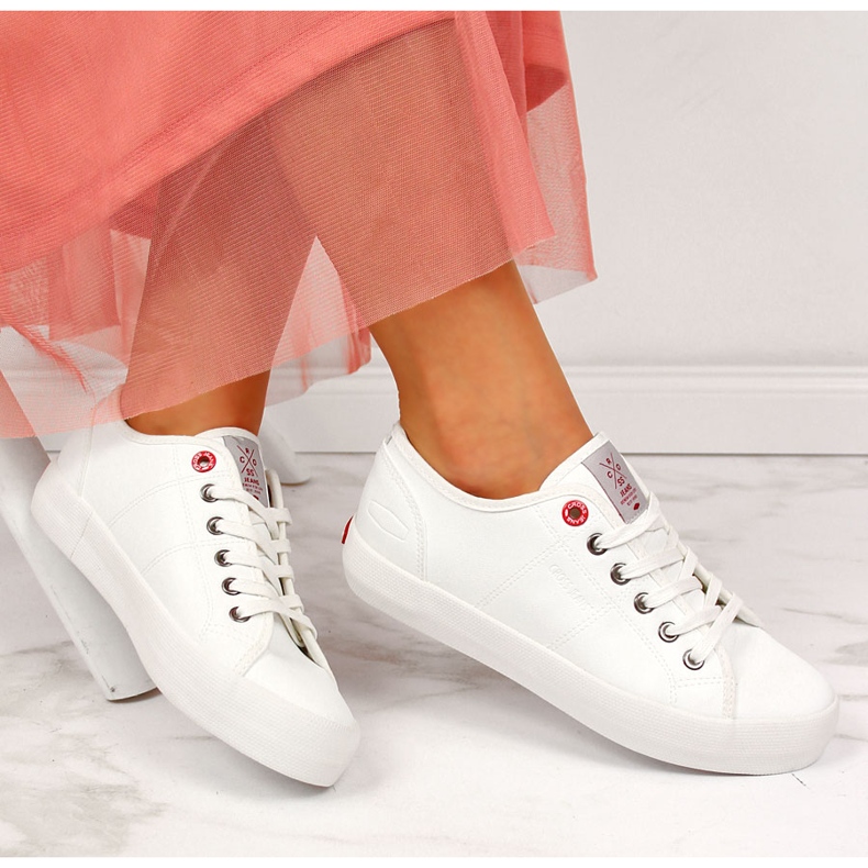 Sneakers mujer low eco cuero blanco Cross Jeans II2R4004C 1