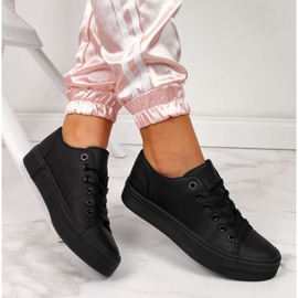 Zapatillas bajas de mujer con plataforma negras Big Star II274098 negro 1
