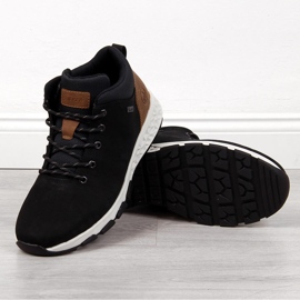 Zapatos de hombre en piel negra Rieker B6740-00 negro 1
