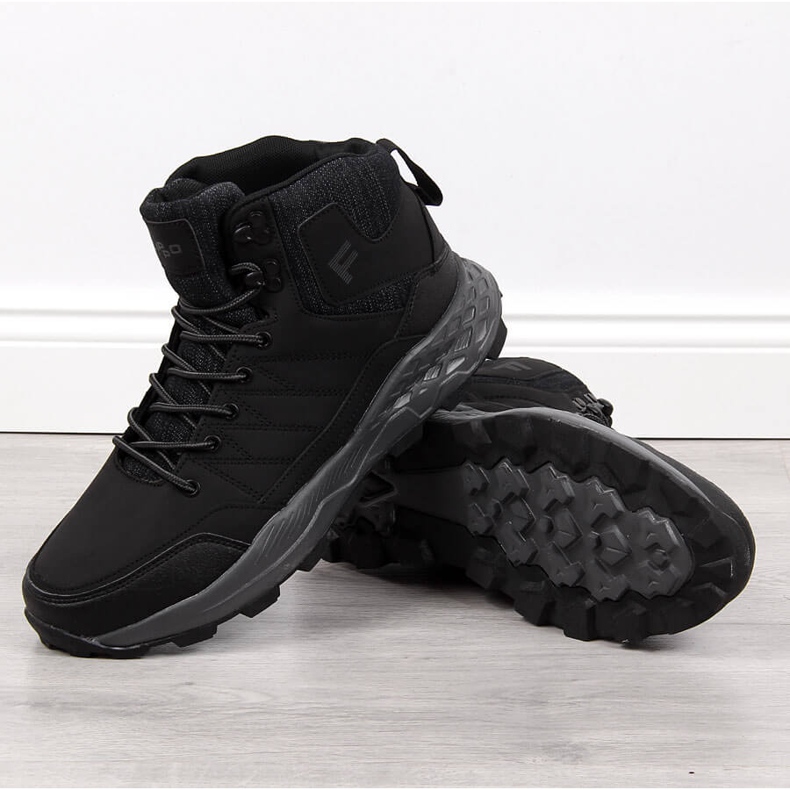 Botas de montaña de hombre Filippo negras negro 2