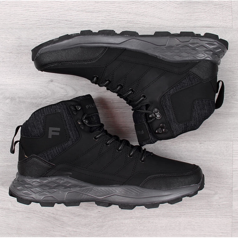 Botas de montaña de hombre Filippo negras negro 1