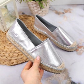 Alpargatas mujer ecopiel plata Big Star HH274504 1