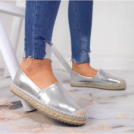 Alpargatas mujer ecopiel plata Big Star HH274504 6