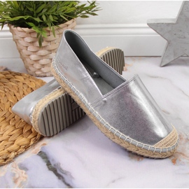 Alpargatas mujer ecopiel plata Big Star HH274504 4