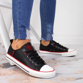 Deportivas bajas de ecopiel negra Big Star JJ274129 negro 7