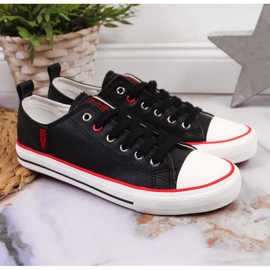 Deportivas bajas de ecopiel negra Big Star JJ274129 negro 2