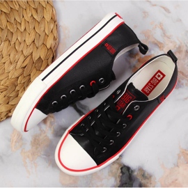 Deportivas bajas de ecopiel negra Big Star JJ274129 negro 3