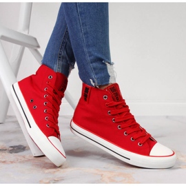 Deportivas textil rojo Big Star JJ274128 6