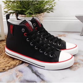 Deportivas altas de ecopiel negra Big Star JJ274131 negro 2