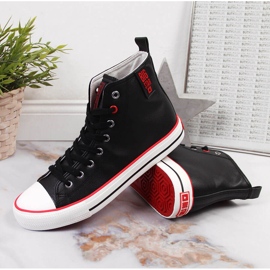 Deportivas altas de ecopiel negra Big Star JJ274131 negro 3