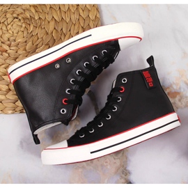 Deportivas altas de ecopiel negra Big Star JJ274131 negro 4