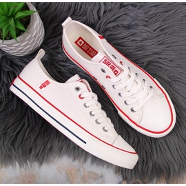 Deportivas bajas de ecopiel blanca Big Star JJ274130 blanco 4