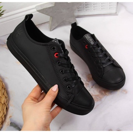 Low-top ecopiel todo negro Big Star JJ274006 2
