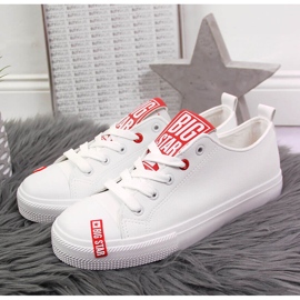 Deportivas bajas de ecopiel blanca Big Star JJ274165 blanco 2